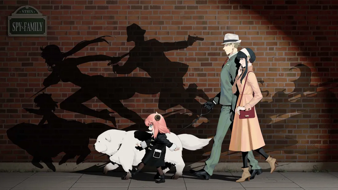 4k间谍过家家壁纸｜阿尼亚 约尔 黄昏 - 邦德「哲风壁纸」