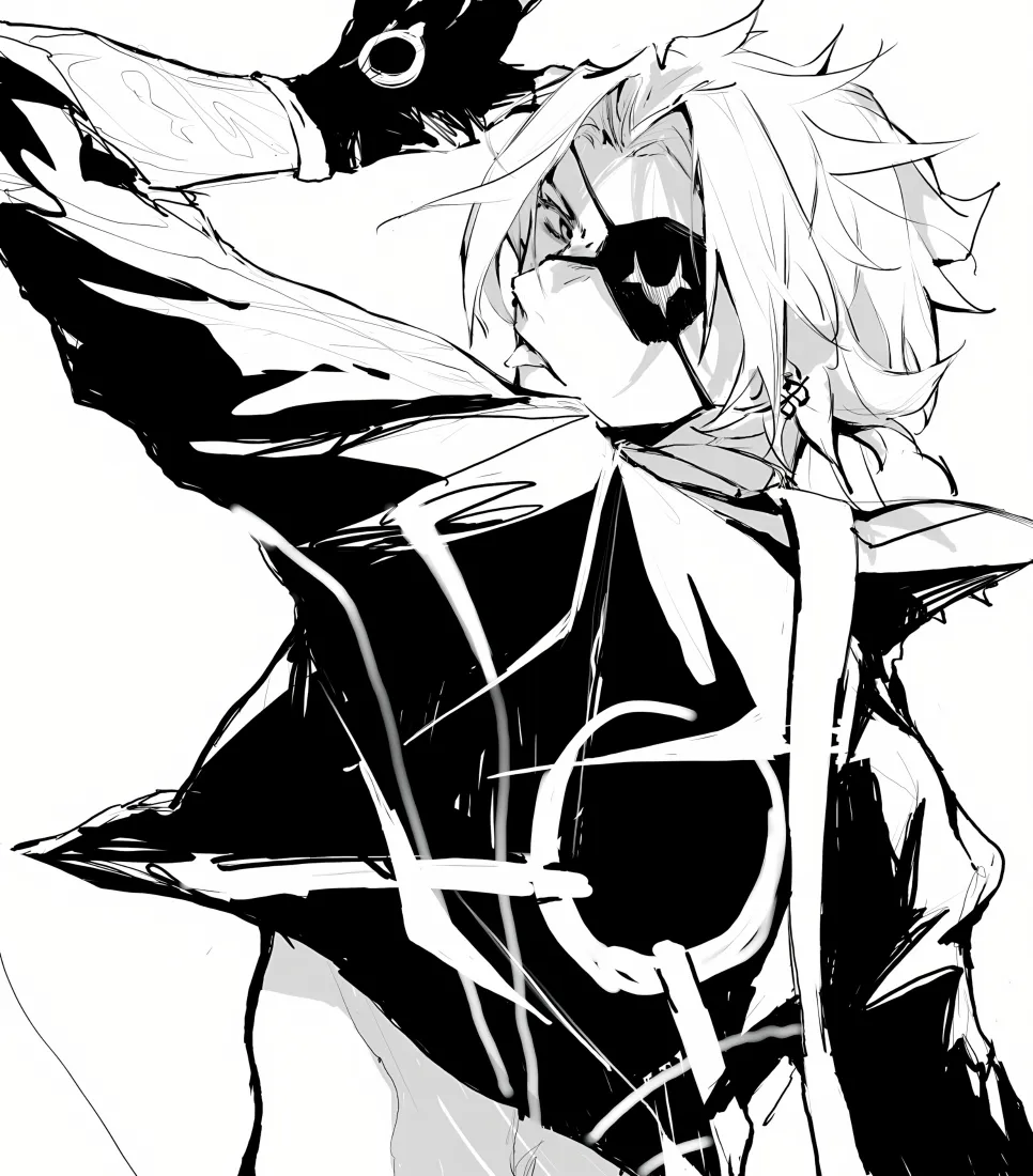 心之钢手机壁纸｜英雄联盟背景图片 - 黑白插画「哲风壁纸」