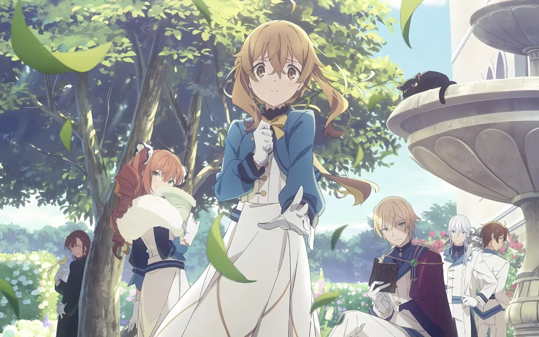 2k莫妮卡壁纸｜庭院背景 - 沉默魔女的秘密「哲风壁纸」