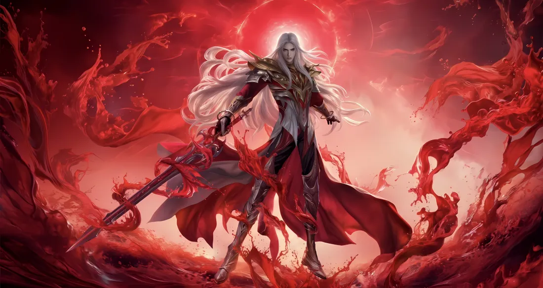 2k唐三修罗神壁纸｜斗罗大陆背景 - 红色霸气「哲风壁纸」