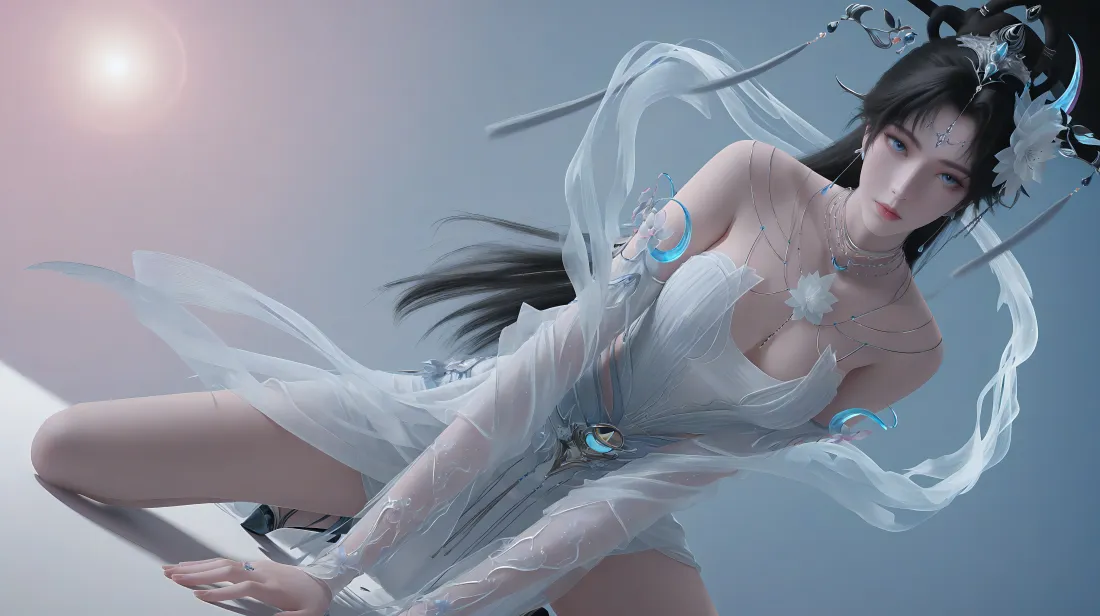 6k邀月壁纸｜完美世界 - 古风仙侠美女「哲风壁纸」