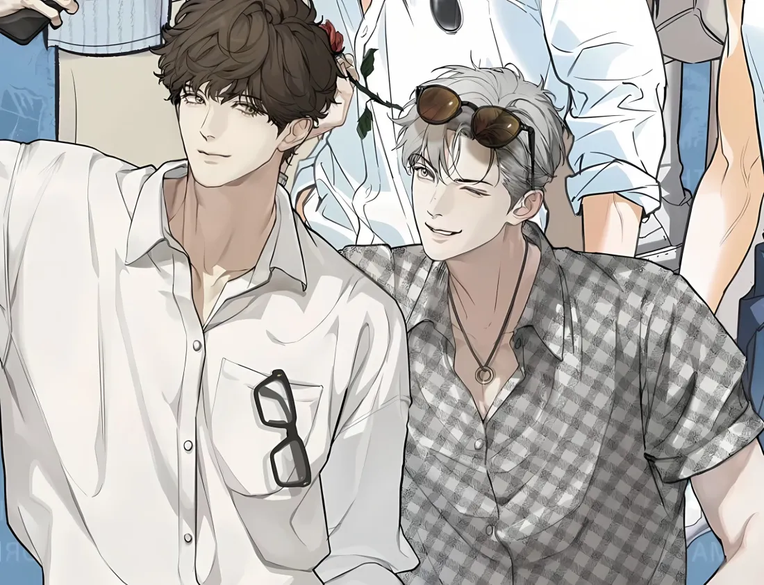 2k双男主壁纸｜动漫背景图片 - 书呆子计划休闲装「哲风壁纸」