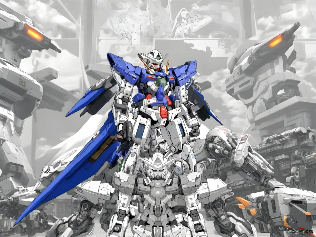 5k高达壁纸｜机械背景图片 - 科幻机甲「哲风壁纸」