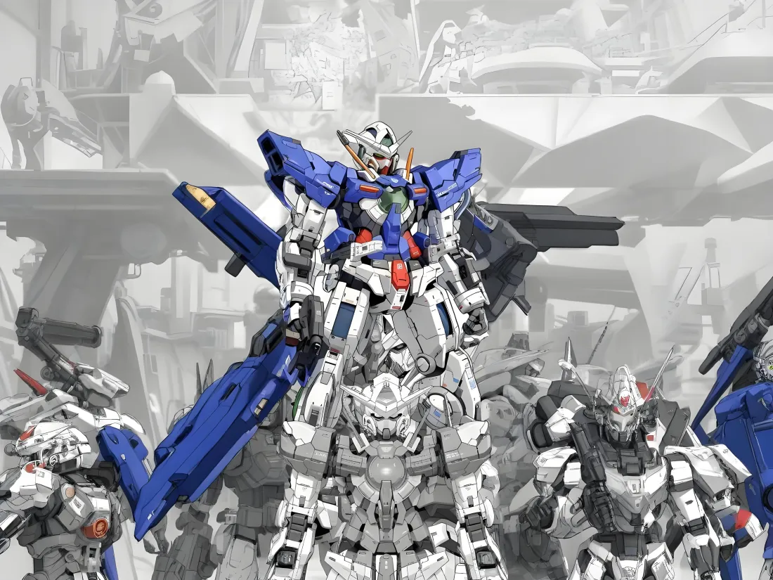 5k高达机甲壁纸｜科幻背景 - 机械战士「哲风壁纸」