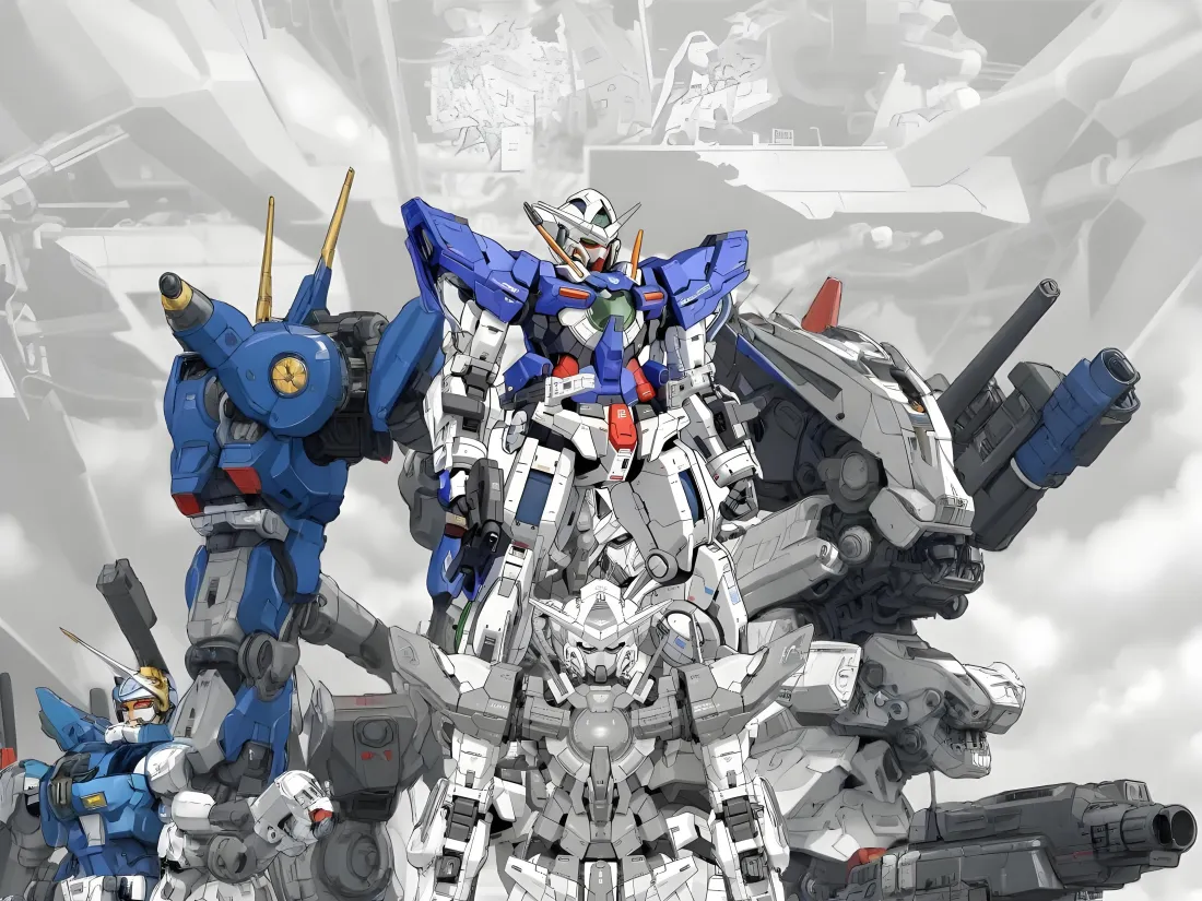 5k高达壁纸｜机甲背景 - 科幻机器人「哲风壁纸」