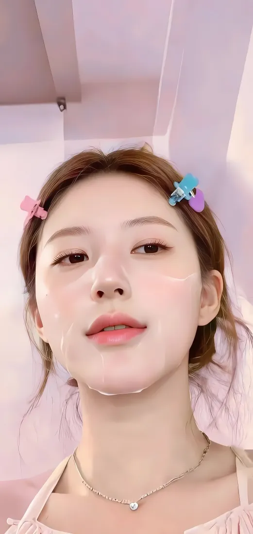 赵露思手机壁纸｜粉色背景图片 - 可爱「哲风壁纸」