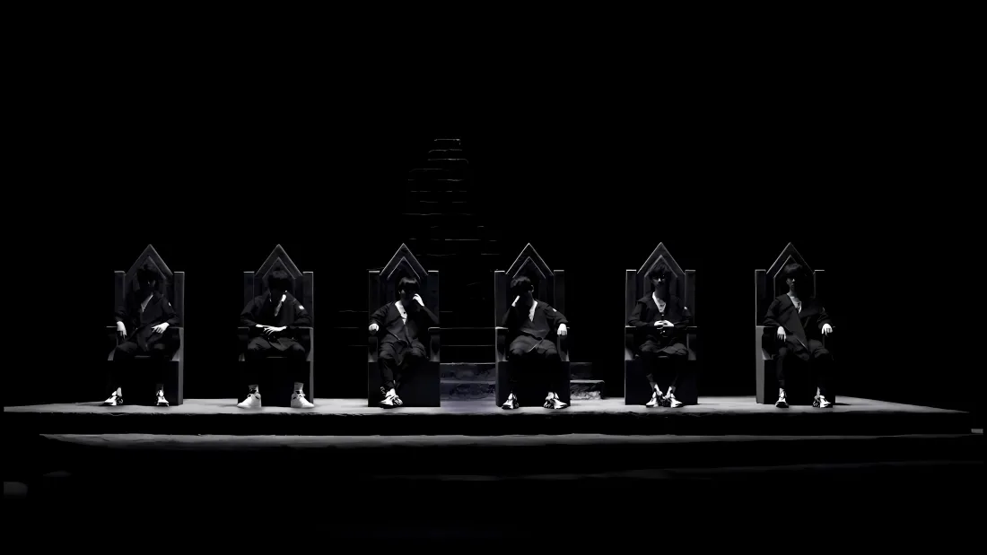 4kIG六人组王座壁纸｜黑白背景 - 王座「哲风壁纸」