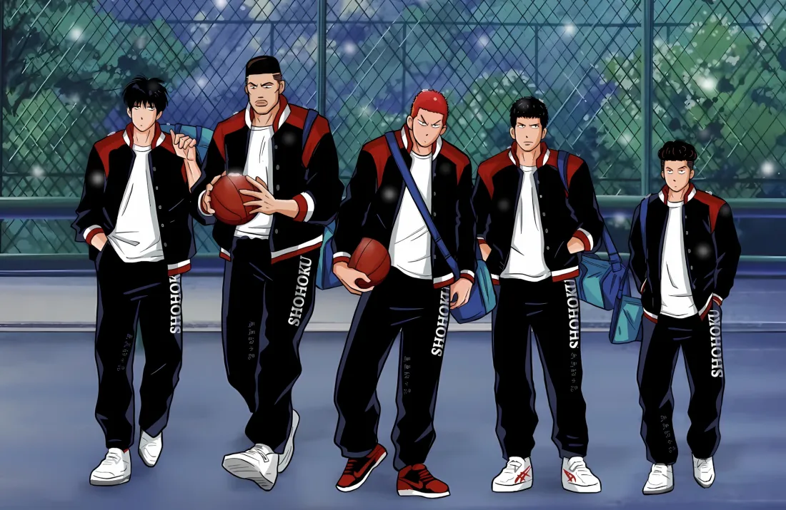 2k灌篮高手壁纸｜湘北篮球队背景图 - 流川枫樱木花道「哲风壁纸」