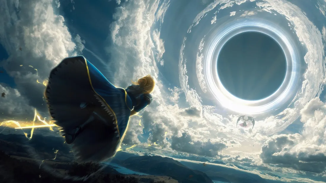 2kFate壁纸｜天空背景图片 - 阿尔托莉雅 环形天空「哲风壁纸」