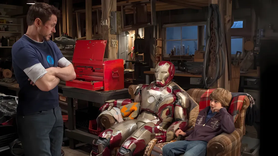 2k钢铁侠3壁纸｜工作室 - 托尼 哈利 MK42「哲风壁纸」