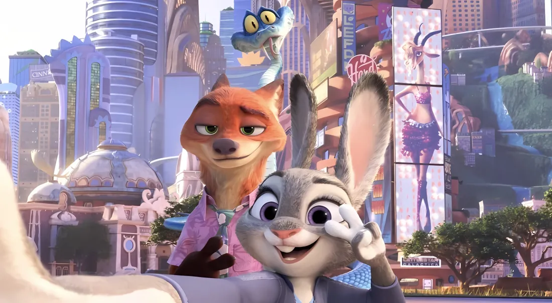 2k疯狂动物城壁纸｜城市背景 - 朱迪尼克「哲风壁纸」