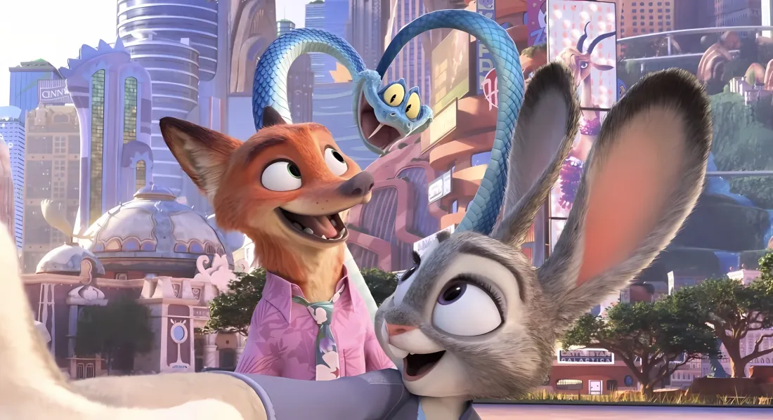 2k疯狂动物城2壁纸｜城市背景 - 尼克朱迪「哲风壁纸」