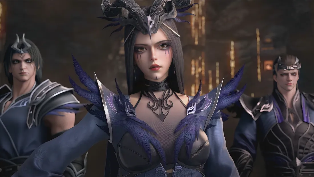 4k国漫美女壁纸｜古风宫殿 - 华丽服饰「哲风壁纸」