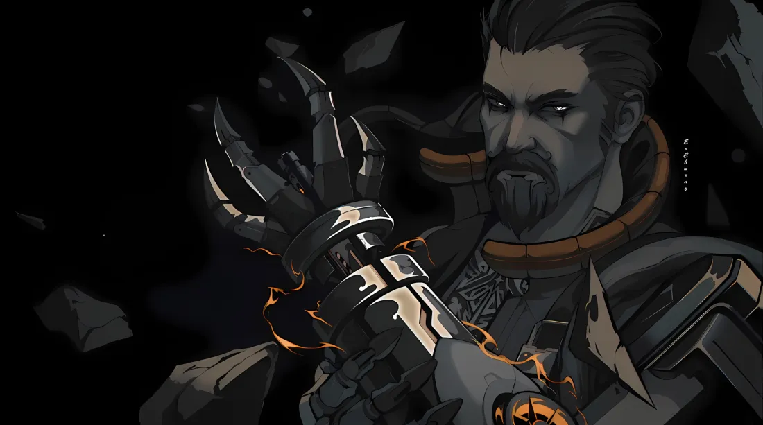 2k无畏契约铁臂壁纸｜游戏背景 - 机械臂「哲风壁纸」