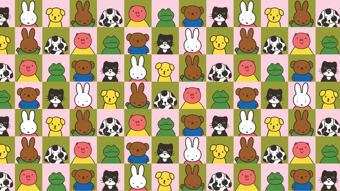 3k米菲兔壁纸｜卡通动物背景图 - 可爱治愈「哲风壁纸」