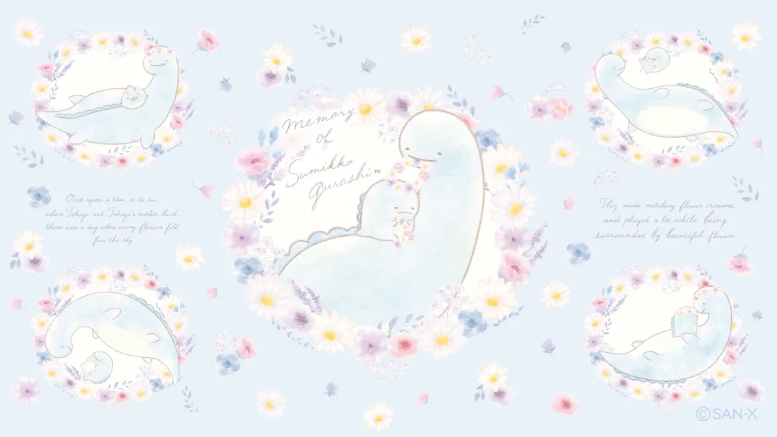 2k角落生物壁纸｜浅蓝背景 - 治愈萌系「哲风壁纸」