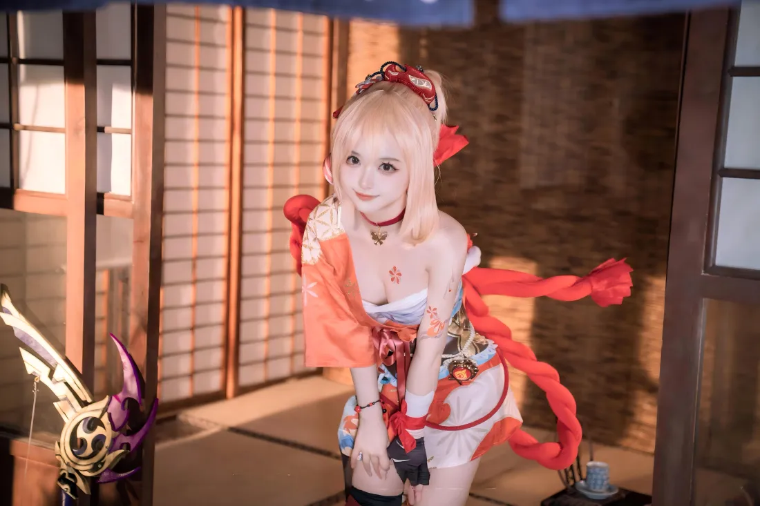 11k宵宫壁纸｜原神背景图片 - 日式cosplay「哲风壁纸」