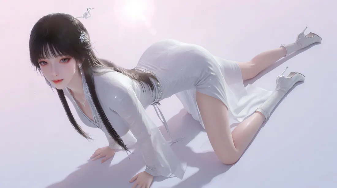 6k雨馨壁纸｜神墓背景图 - 白衣古风「哲风壁纸」