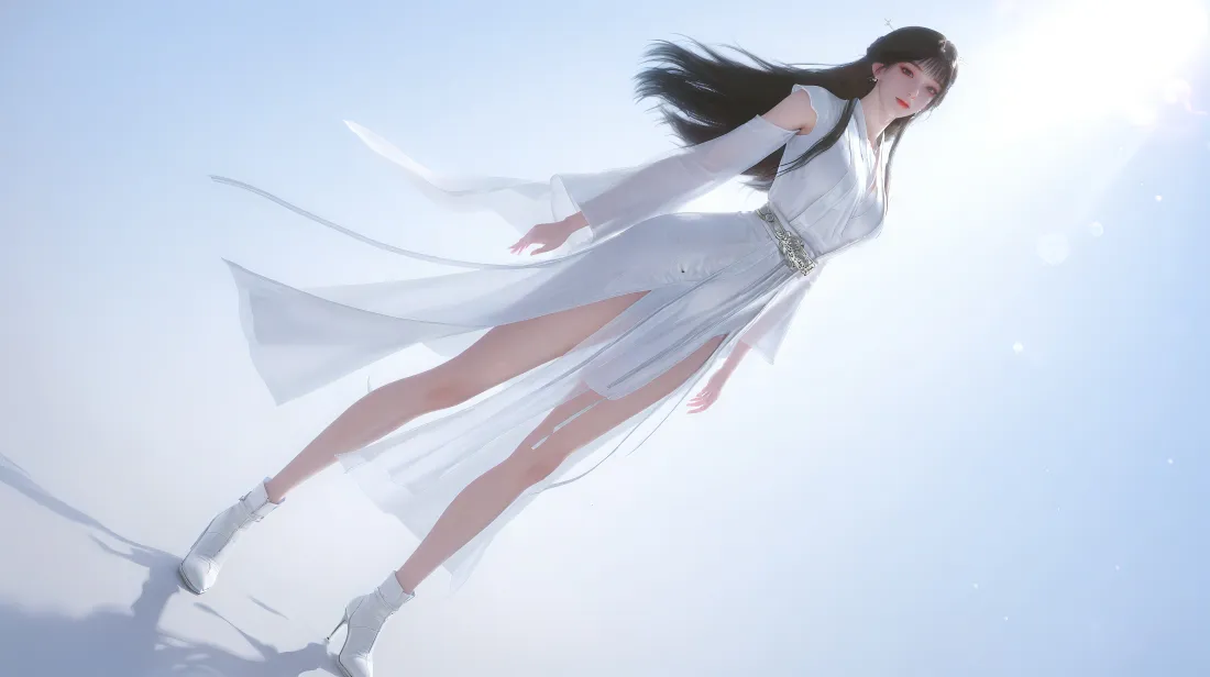 6k雨馨壁纸｜神墓背景图 - 白衣飘逸「哲风壁纸」