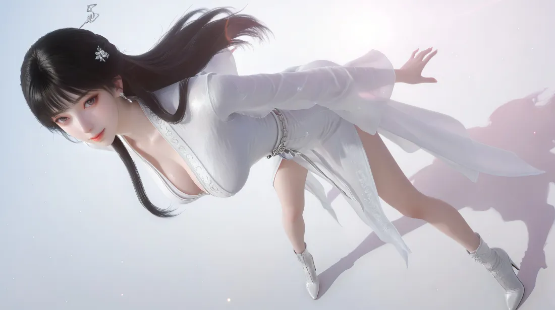 6k雨馨壁纸｜神墓背景图 - 白衣少女「哲风壁纸」