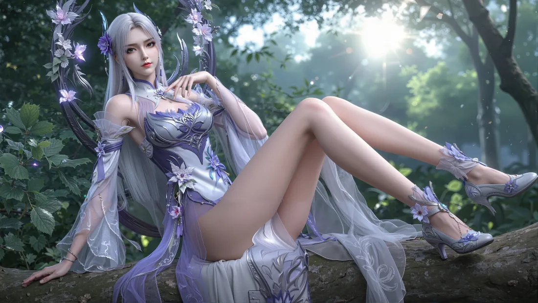 3k小医仙壁纸｜斗破苍穹背景图片 - 紫衣森林「哲风壁纸」