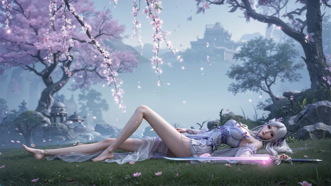 3k小医仙壁纸｜斗破苍穹背景图片 - 古风樱花「哲风壁纸」