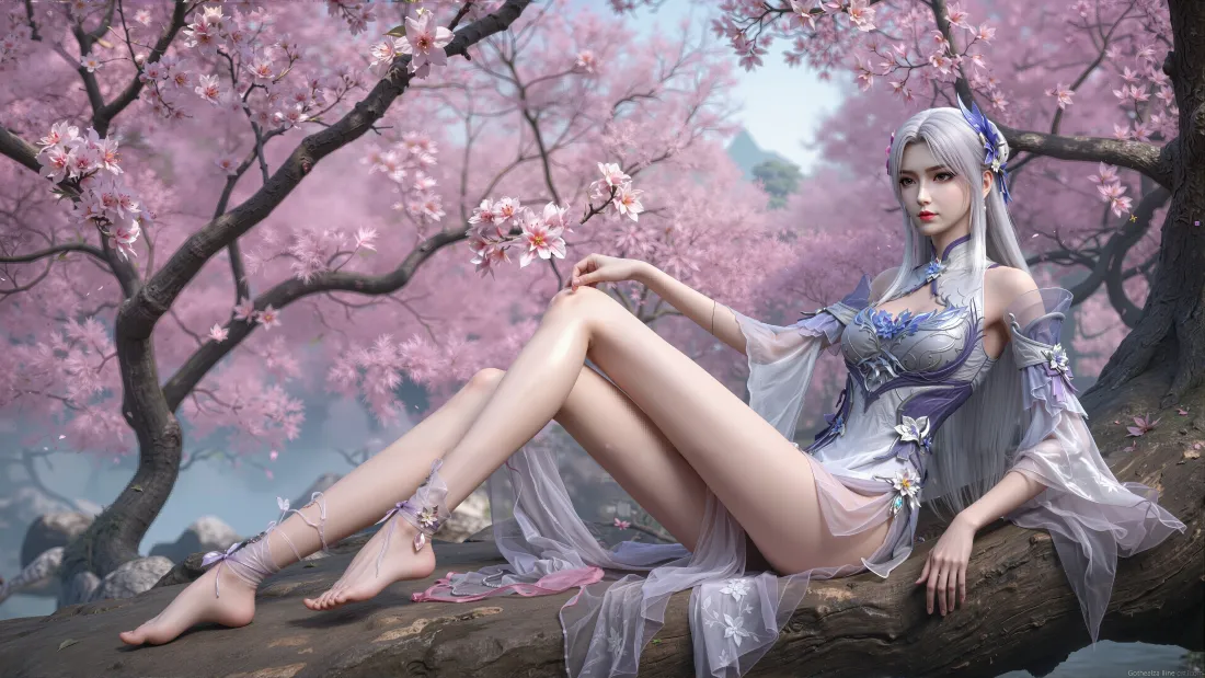 3k小医仙壁纸｜斗破苍穹背景图 - 樱花古风「哲风壁纸」