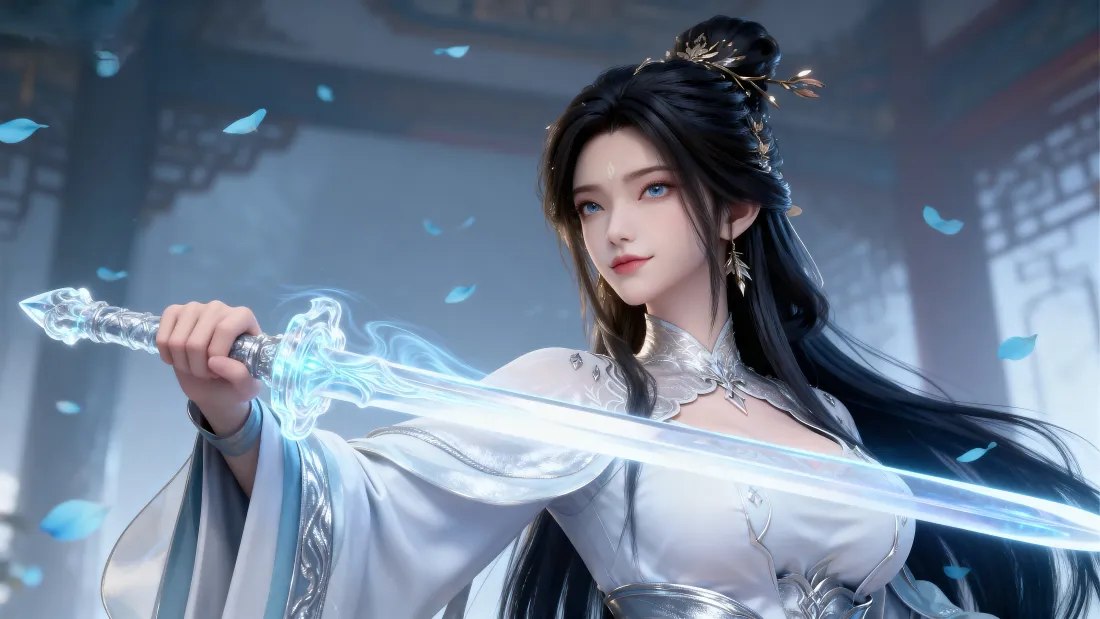 5k陆雪琪壁纸｜诛仙背景 - 古装长剑「哲风壁纸」