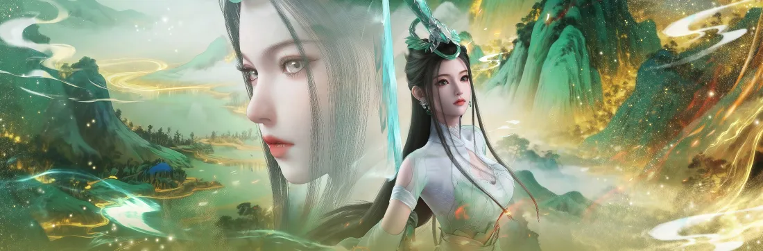 陆嫁嫁手机壁纸｜神国之上背景图片 - 仙侠古风「哲风壁纸」