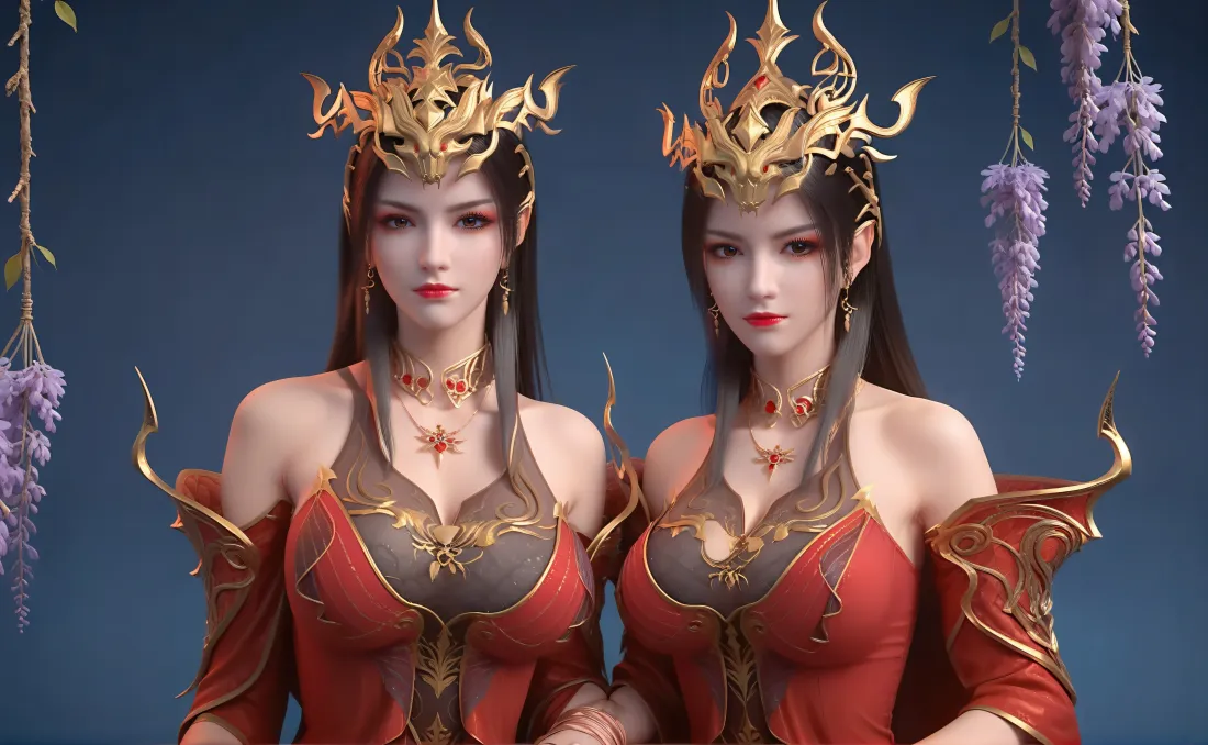 6k美杜莎壁纸｜斗破苍穹 - 双生美杜莎「哲风壁纸」