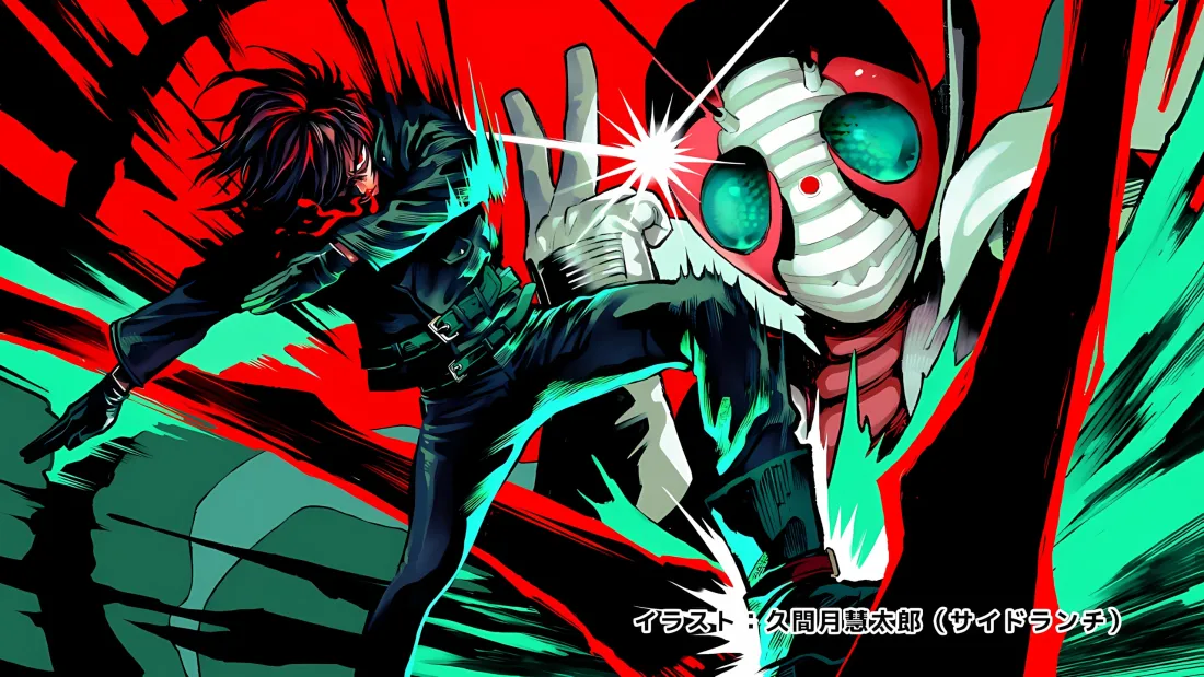 3k假面骑士壁纸｜战斗背景图片 - 红绿色调「哲风壁纸」