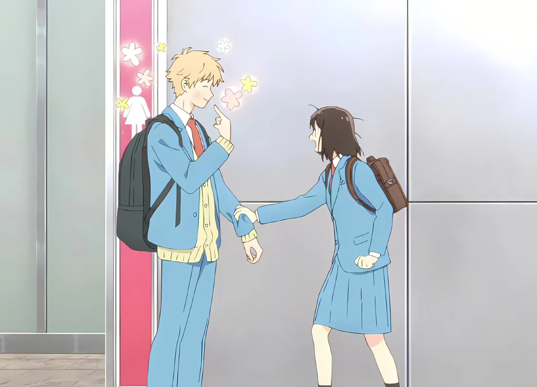 2k跃动青春壁纸｜校园背景 - 志摩聪介岩仓美津未「哲风壁纸」