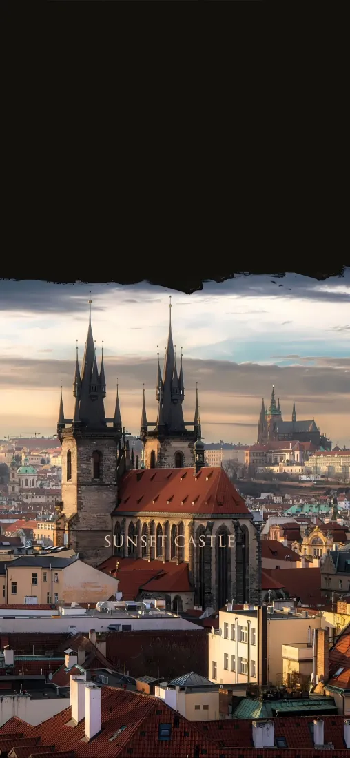 布拉格建筑手机壁纸｜城市景观背景图片 - 红顶屋「哲风壁纸」