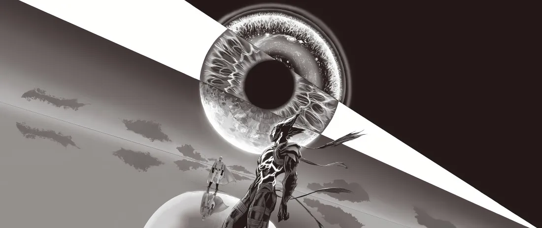 5k黑白瞳孔壁纸｜艺术背景图片 - 人物插画「哲风壁纸」