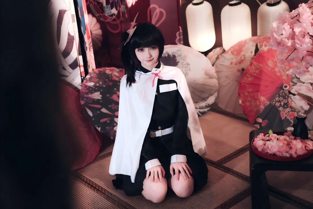 11k香奈乎cos壁纸｜日式樱花背景 - 鬼灭之刃「哲风壁纸」