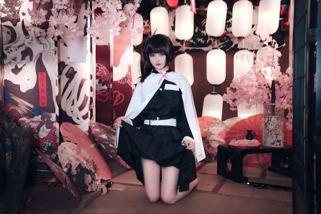 11k香奈乎cos壁纸｜日式背景图 - 鬼灭之刃「哲风壁纸」