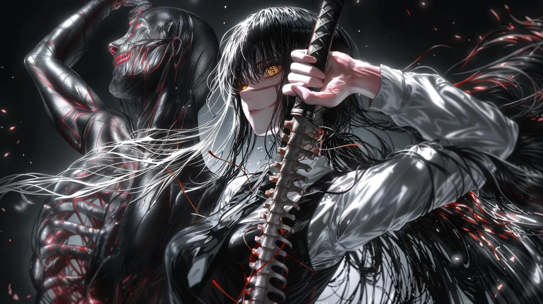 3k玛奇玛壁纸｜暗黑背景图片 - 电锯人「哲风壁纸」