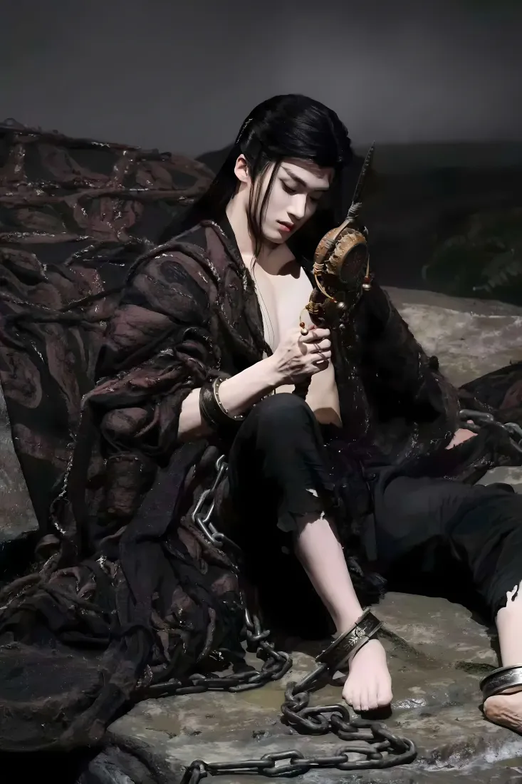 离仑手机壁纸｜暗黑古风 - 闫桉古装「哲风壁纸」