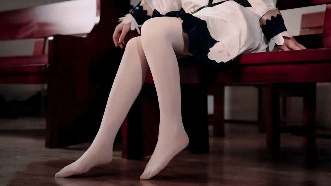 12k芭芭拉cos壁纸｜白丝女仆装 - 原神「哲风壁纸」