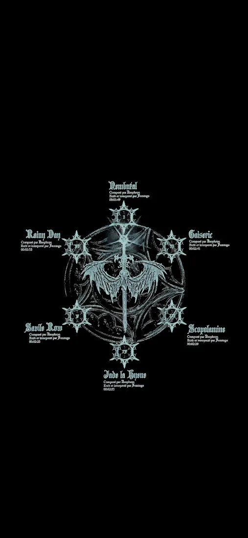 神秘阵手机壁纸｜暗黑背景图片 - 简约「哲风壁纸」