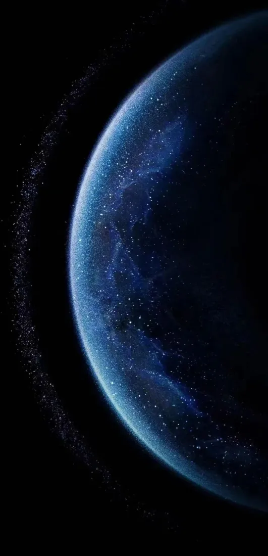 宇宙星空手机壁纸｜蓝色星球背景 - 太空「哲风壁纸」