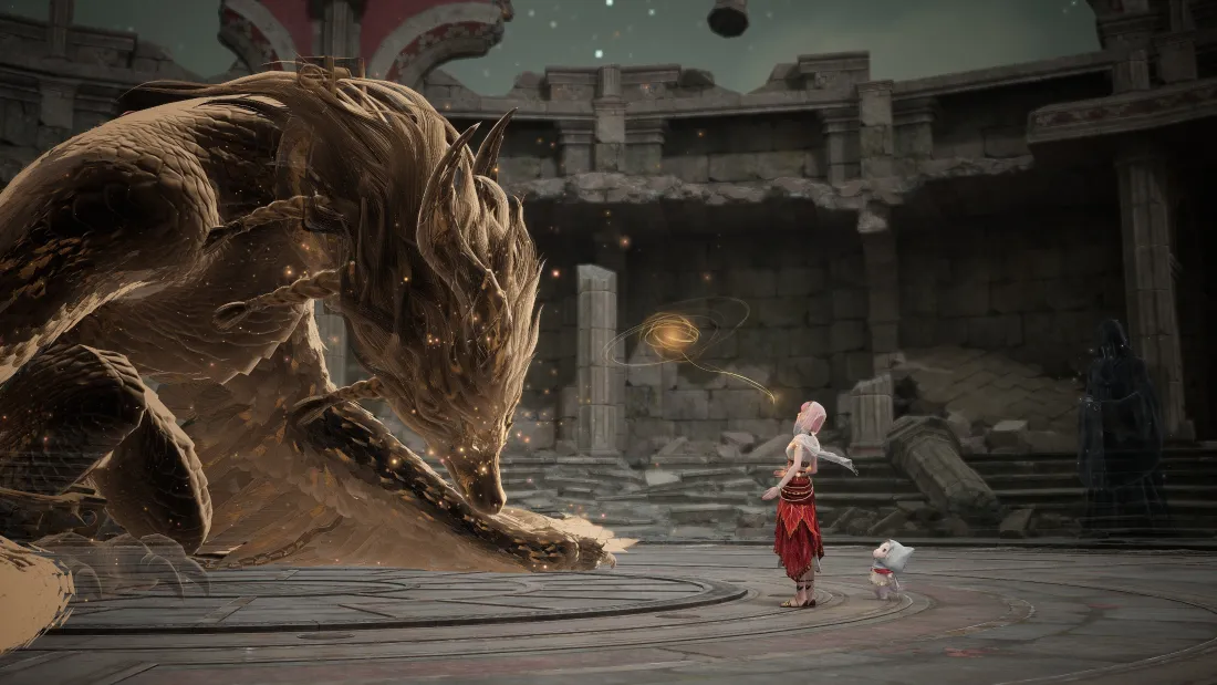 4k无限暖暖壁纸｜战斗场景 - 巨型怪物「哲风壁纸」