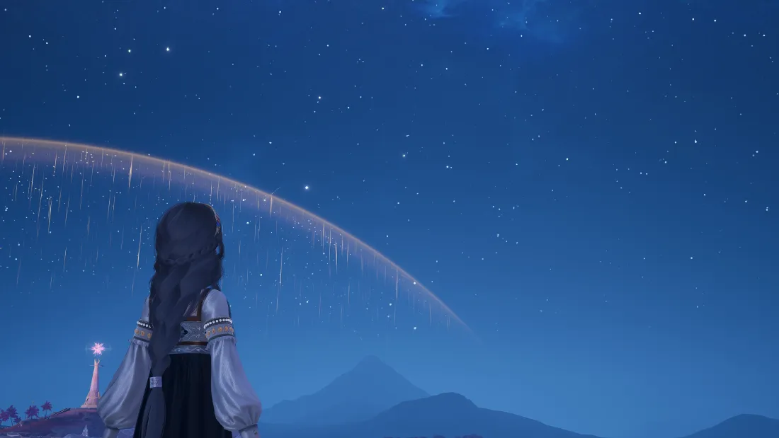 4k暖暖壁纸｜无限暖暖背景图片 - 星空夜景「哲风壁纸」