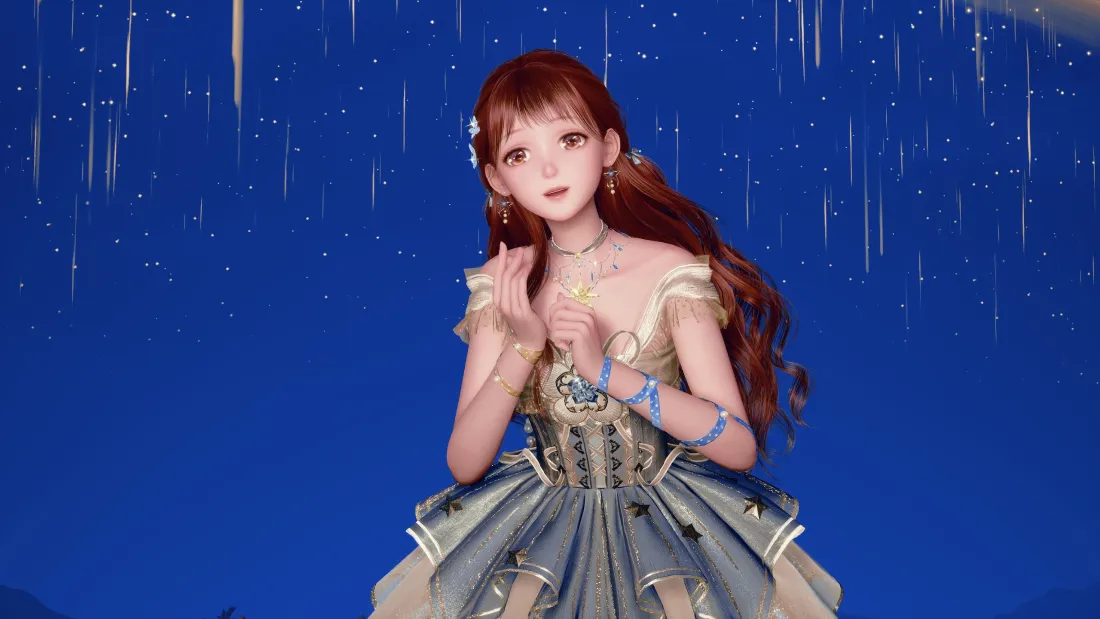 3k暖暖壁纸｜无限暖暖背景 - 蓝色星空「哲风壁纸」