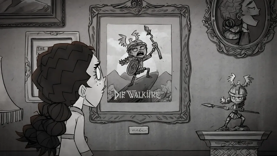 4k饥荒女武神薇格弗德壁纸｜室内画像 - 雕像「哲风壁纸」