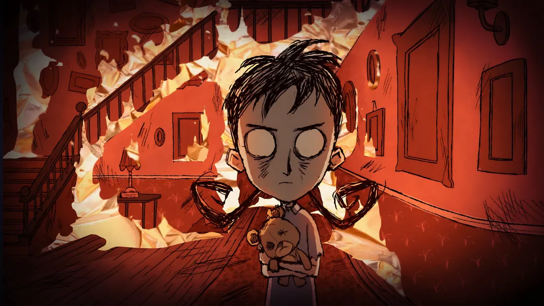 4k饥荒薇洛火焰壁纸｜火灾背景 - 饥荒「哲风壁纸」