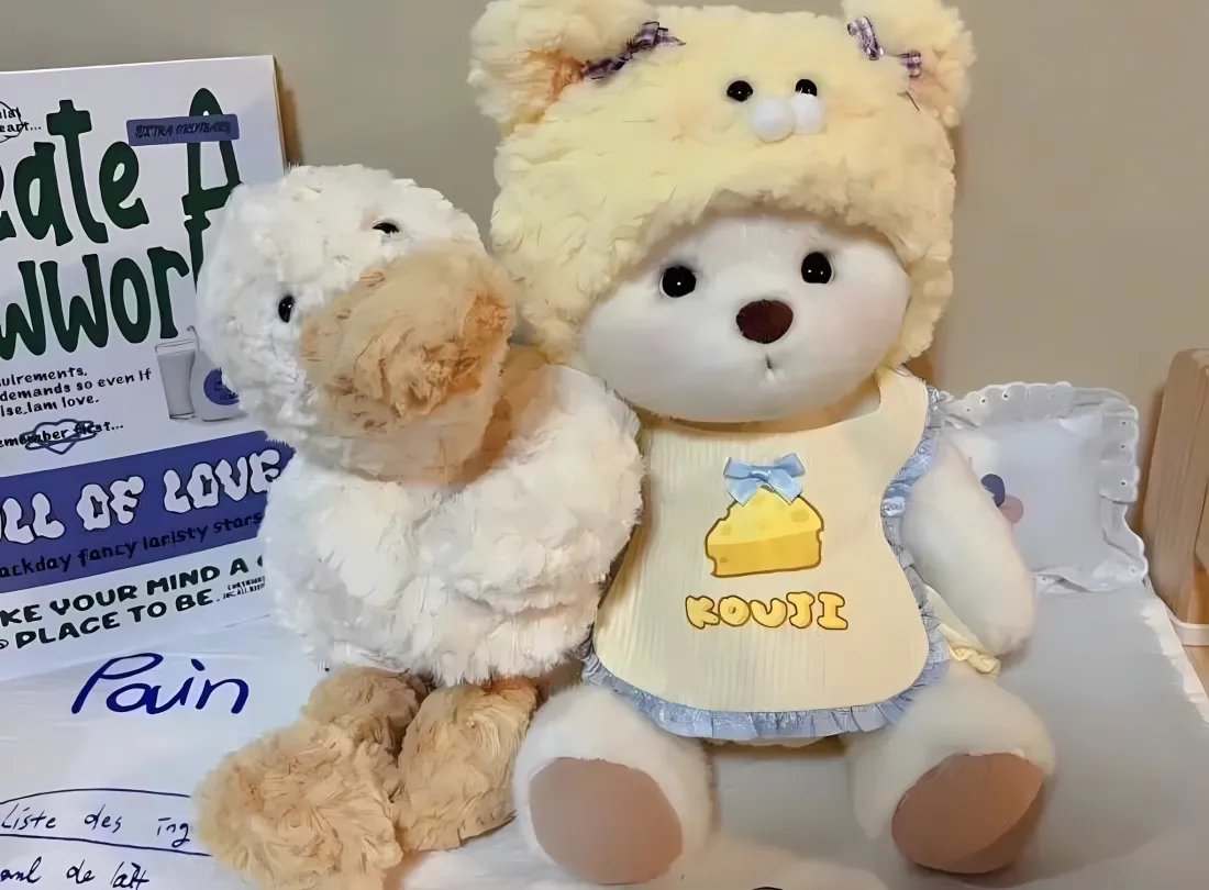 2k玩偶壁纸｜ins风背景 - 可爱毛绒玩具「哲风壁纸」