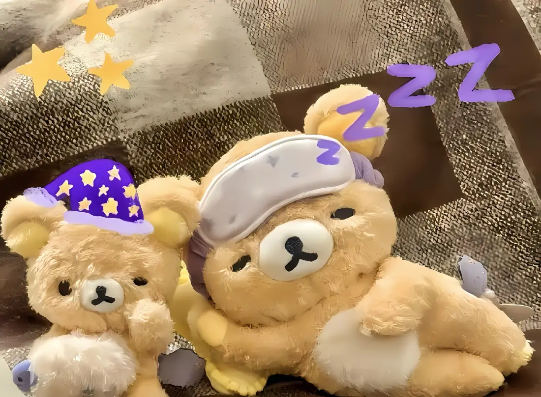 2k轻松熊壁纸｜ins风背景 - 可爱毛绒玩具「哲风壁纸」