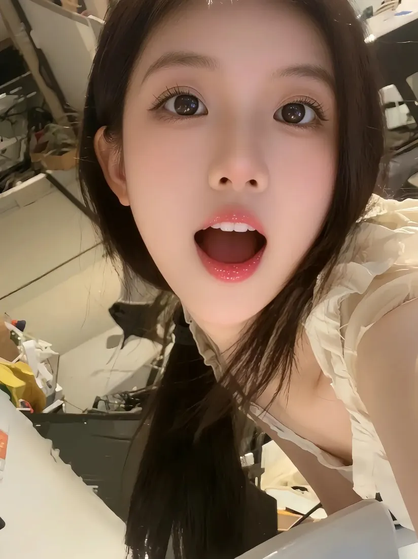 长发美女手机壁纸｜室内背景图片 - 清新可爱「哲风壁纸」