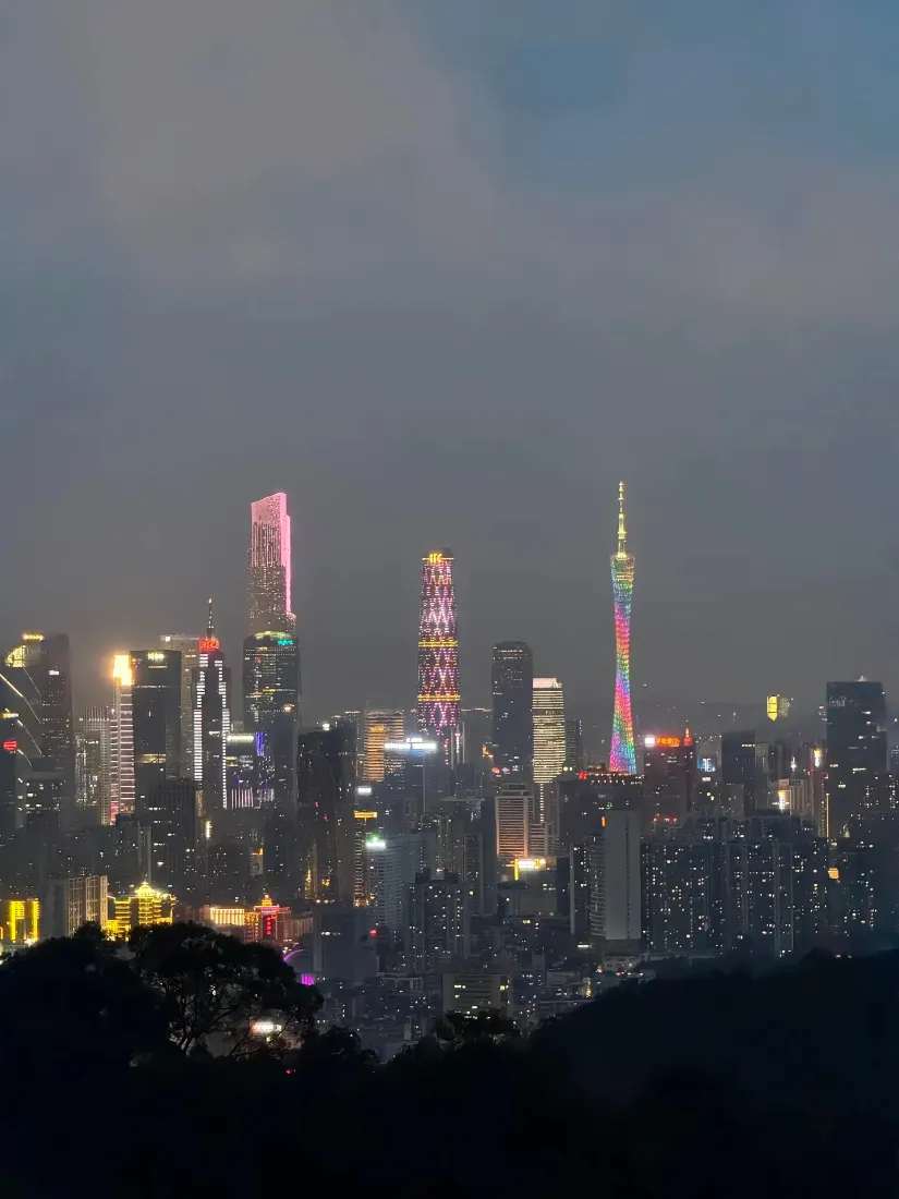 广州夜景手机壁纸｜城市背景图片 - 自然风景「哲风壁纸」